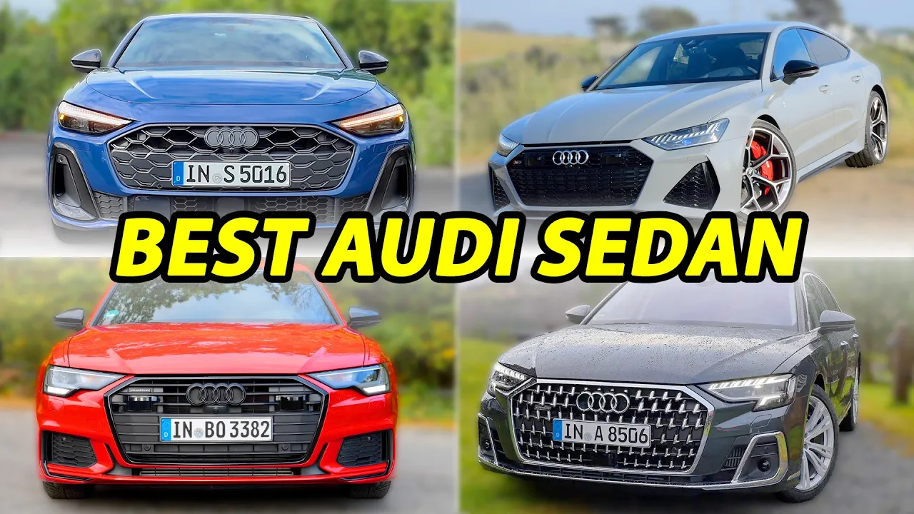 Best Audi sedan? A8 vs A7 vs A6 vs A5 vs A4 vs A3 comparison