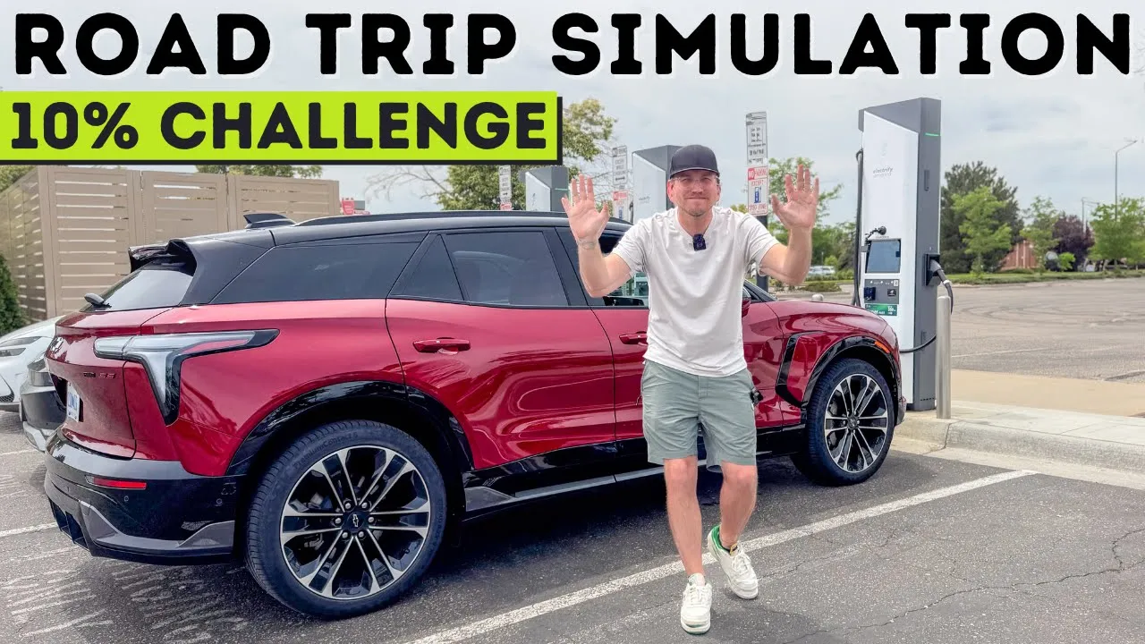 Blazer EV SS 10% Road Trip Simulation Completely Derailed By Climate Control!