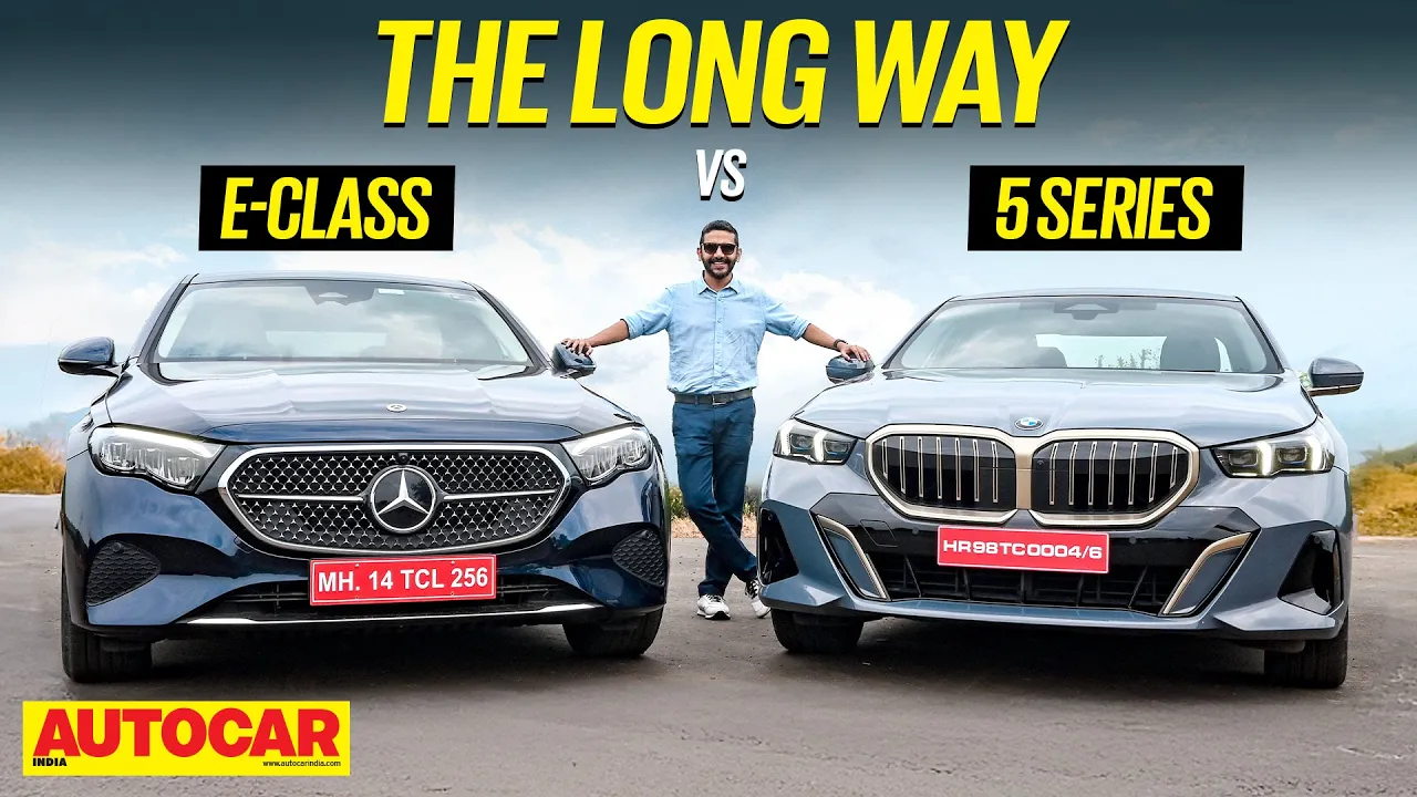 2024 Mercedes-Benz E Class vs BMW 5 Series - Happy Diwali! | Comparison | Autocar India