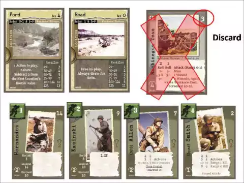 Location cards and movement - 3