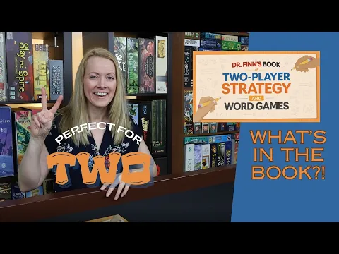 Dr. Finn's Book of Two Player Strategy and Word Games | Print & Play Brand New Games for 2!