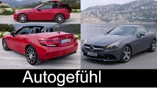New Mercedes-AMG SLC 43 fire opal & Mercedes SLC 300 Exterior/Interior Preview Facelift