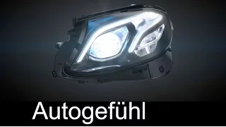 All-new Mercedes E-Class E-Klasse Multibeam LED headlight