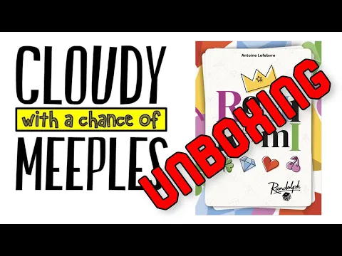 Romi Rami Unboxing - Cloudy with a Chance of Meeples