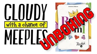 Romi Rami Unboxing - Cloudy with a Chance of Meeples