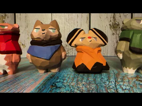 INCREDIBLE CARVED WOODEN FIGURES for upcoming Board Game: Spytails