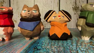 INCREDIBLE CARVED WOODEN FIGURES for upcoming Board Game: Spytails