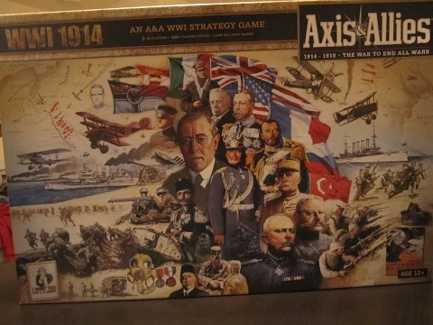 Axis & Allies WW1 1914 - game Set Up video