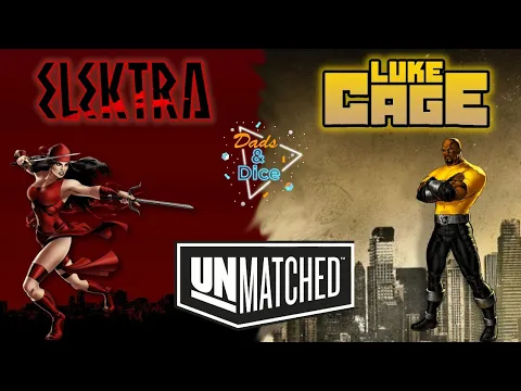 UNMATCHED | Elektra vs Luke Cage | Playthrough #unmatched #marvel #elektra #lukecage