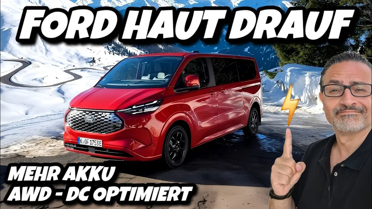 Neue Technik im Ford E-Tourneo! Mehr Akku - AWD - bessere Ladekurve! #automobile