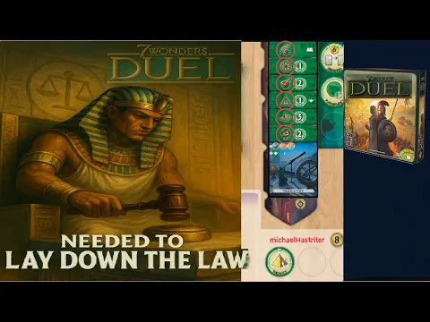 Needed to LAY DOWN the LAW | 7 Wonders Duel Guild Points Overwhelmed