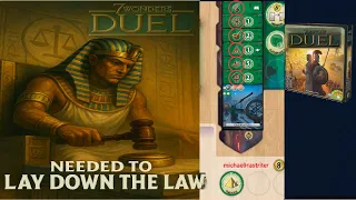 Needed to LAY DOWN the LAW | 7 Wonders Duel Guild Points Overwhelmed