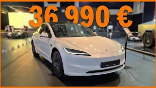 TESLA MODEL 3 STANDARD | Vraiment dépouillée ou un Bon Plan ? | SALON DE BRUXELLES 2026
