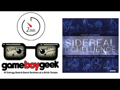 Sidereal Confluence (2-min Allegro) Review with the Game Boy Geek