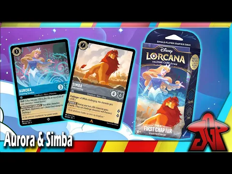 Disney Lorcana unboxing: Sapphire/Steel (Aurora/Simba) Starter Deck