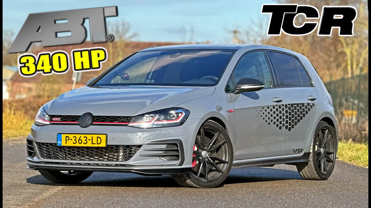 340HP VW GOLF GTI TCR ABT // REVIEW on AUTOBAHN