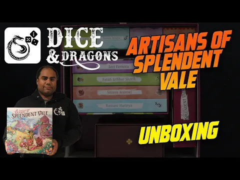 Artisans of Splendent Vale Unboxing