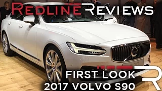 2017 Volvo S90 – Redline: First Look – 2016 Detroit Auto Show