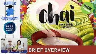 Chai Board Game – What to Expect, Brief Overview - A Kickstarter Preview
