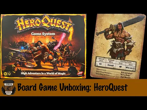 Board Game Unboxing: HeroQuest 2021 (Mythic Tier)
