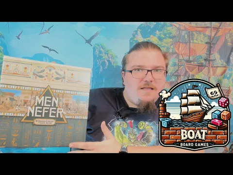 Men Nefer | Jak się budowało w starożytnym Egipcie? | Boat Board Games