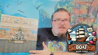 Men Nefer | Jak się budowało w starożytnym Egipcie? | Boat Board Games