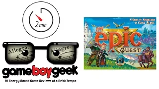 Tiny Epic Quest (Allegro 2-min) Review with the Game Boy Geek