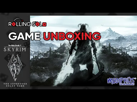 The Elder Scrolls V: Skyrim – The Adventure Game | Game Unboxing