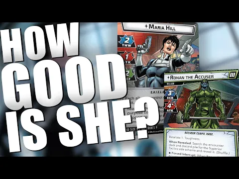 Marvel Champions - Can Maria Hill Defeat Expert Ronan?