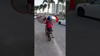 The Biggest Side Mirrors Ever! 😂 #bikes #motorbikes #funny
