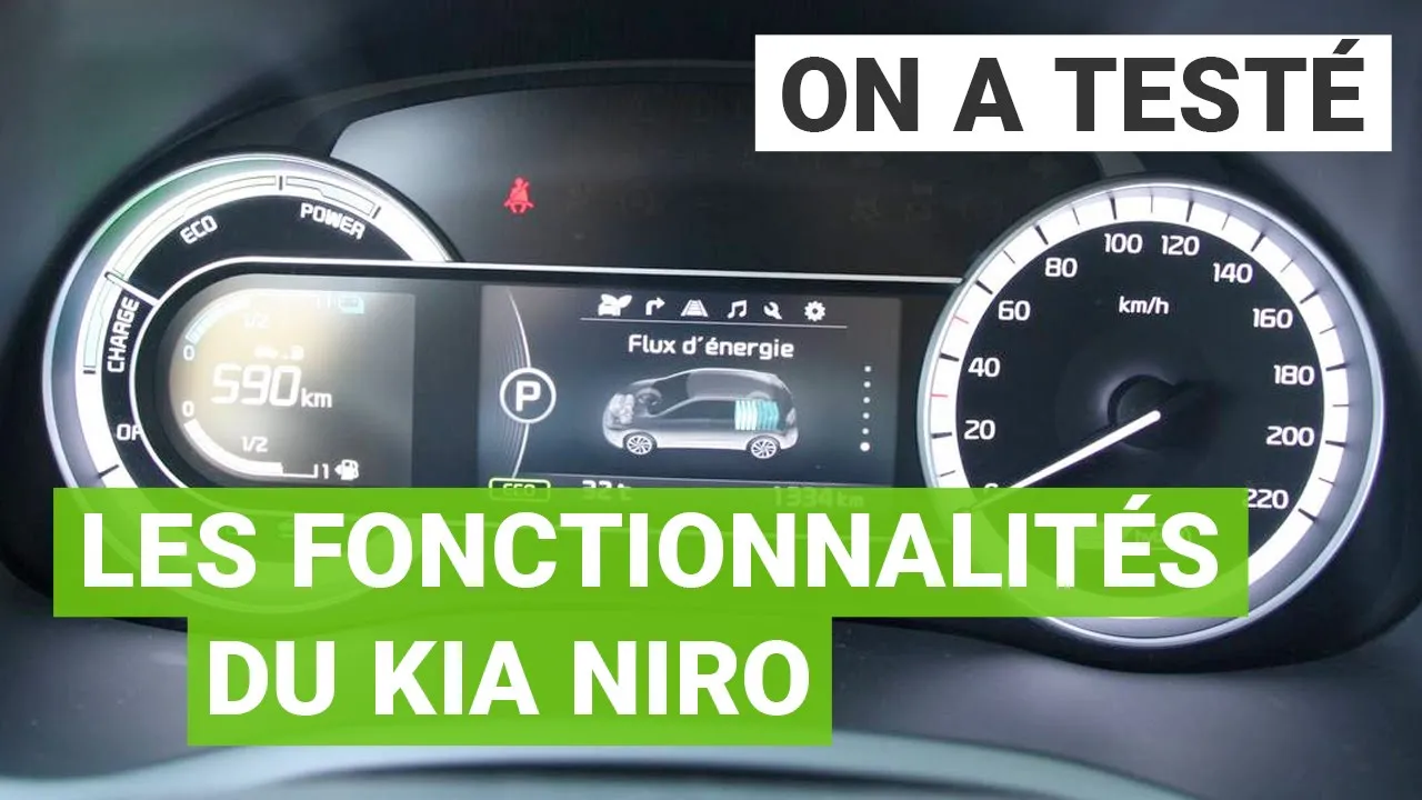 Le Kia Niro hybride et ses fonctionnalités embarquées