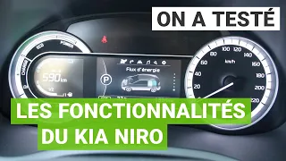 Le Kia Niro hybride et ses fonctionnalités embarquées