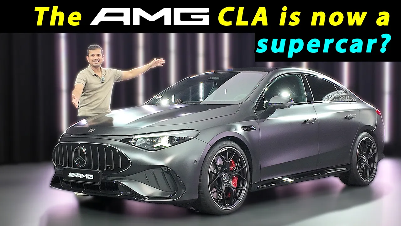 all-new Mercedes-AMG CLA 45 REVEAL - a small AMG GT 4 door with 3 s acceleration! (2027)