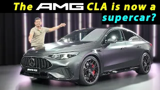 all-new Mercedes-AMG CLA 45 REVEAL - a small AMG GT 4 door with 3 s acceleration! (2027)