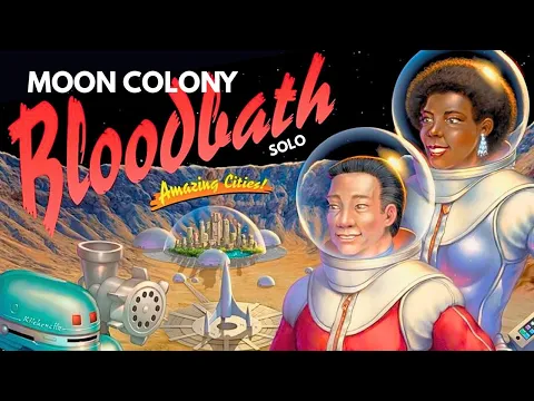 Moon Colony Bloodbath | Solo Board Game How to Play & Playthrough | There Will Be Bloodbath