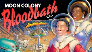 Moon Colony Bloodbath | Solo Board Game How to Play & Playthrough | There Will Be Bloodbath