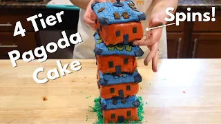Pagoda Cake from Four Gardens | Board Game Bakes