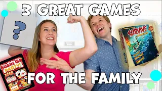 3 Great Board Games for the Family