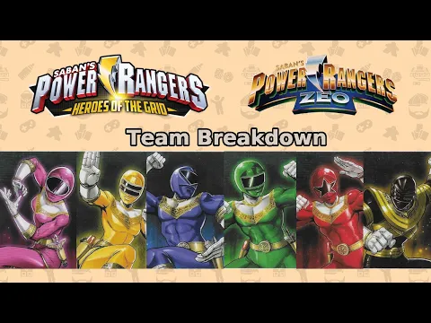 Zeo – Power Rangers: Heroes of the Grid Team Breakdown