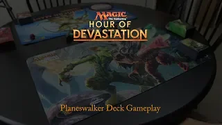 Magic: The Gathering: Hour of Devastation Planeswalker Deck Gameplay