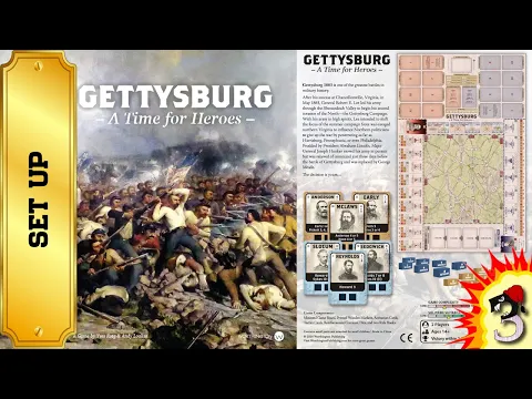 Gettysburg: A Time for Heroes - Game set up (EN)