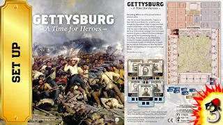 Gettysburg: A Time for Heroes - Game set up (EN)