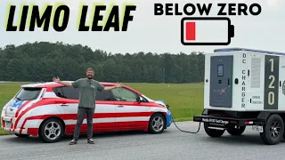 Driving My Nissan Leaf Limo Until It Dies! The First Run 2 Zero