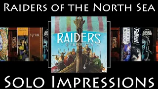 Raiders of the North Sea - Solo Impressions