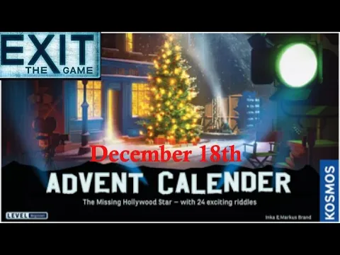 Exit The Game: The Missing Hollywood Star - December 18th