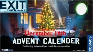 Exit The Game: The Missing Hollywood Star - December 18th