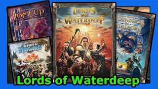 Lords of Waterdeep Review (vs. Lockup, vs. Champions of Midgard, Scoundrels of Skullport Expansion)