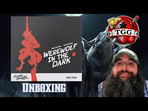 Werewolf in the Dark Wolf Pack Board Game Unboxing | Hidden Role Mayhem!
