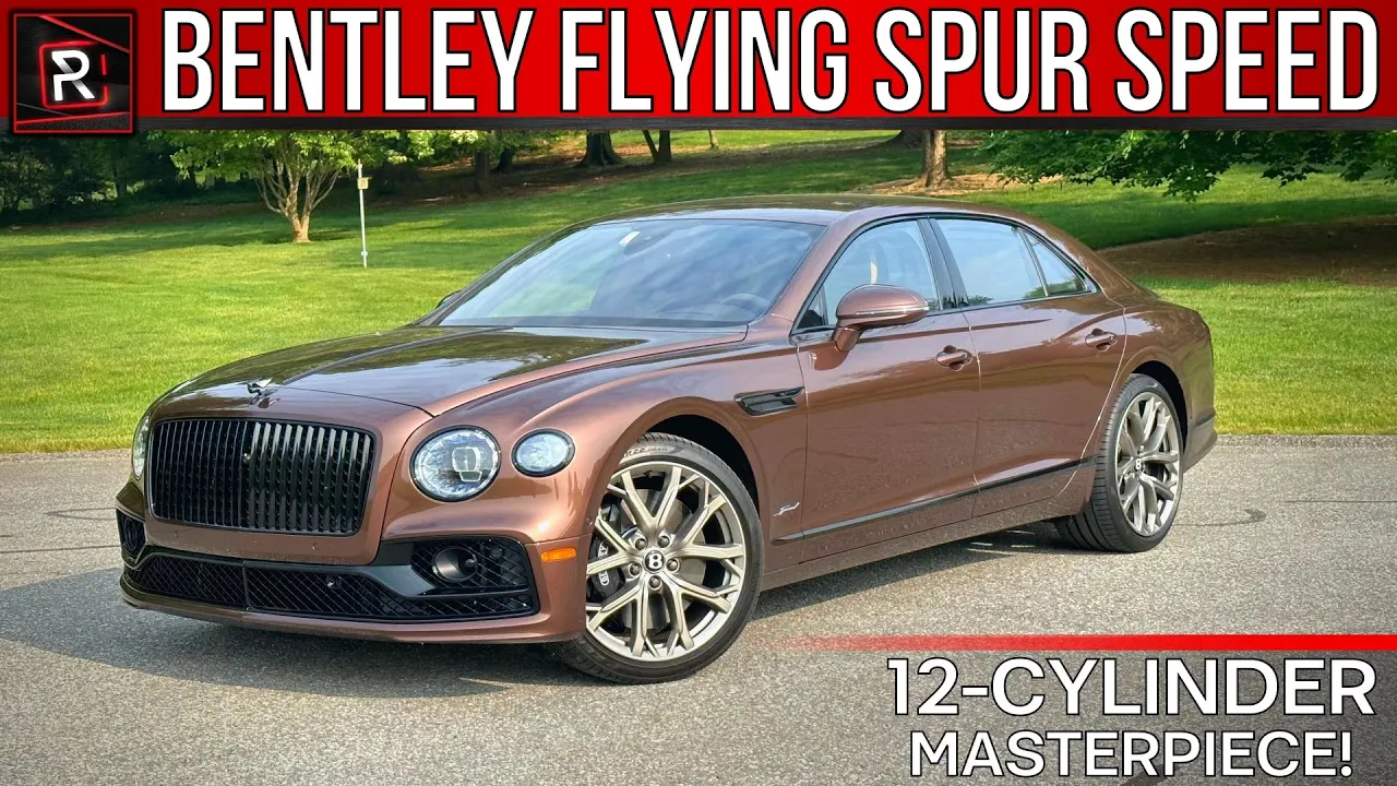 The 2023 Bentley Flying Spur Speed Is A 12-Cylinder Uber Luxury Sedan With Porsche DNA