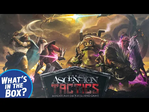 ASCENSION TACTICS Deckbuilding Miniatures Game KickStarter Edition Unboxing